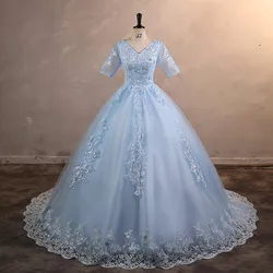 Ashley Gloria Short Sleeve Quinceanera Dresses Elegant Party Dress Plus Size Ball Gown 2024 New Vestidos