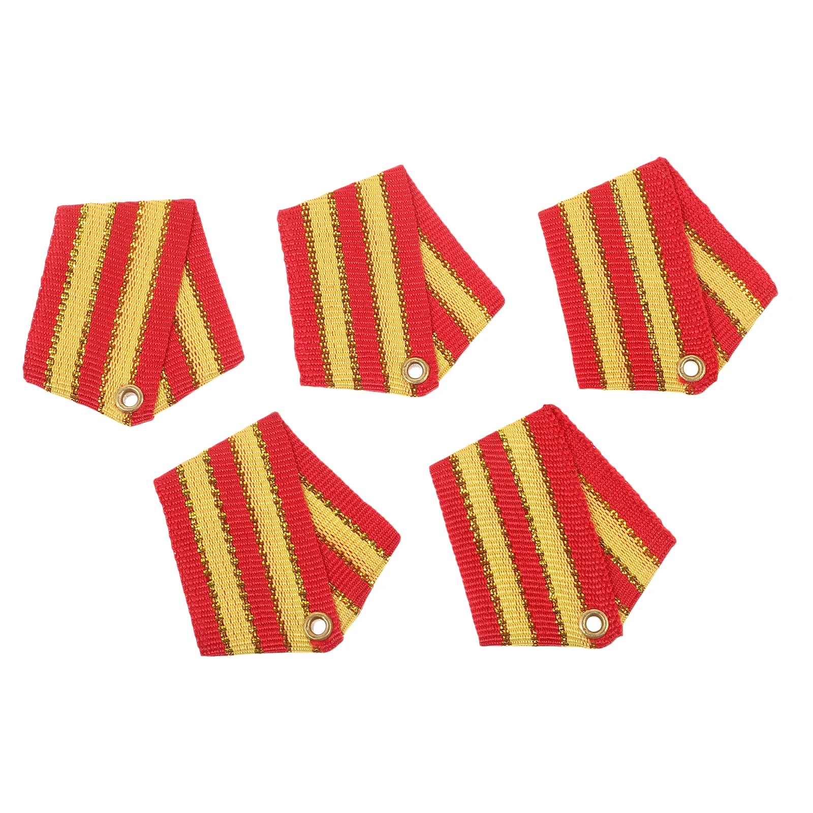 

5pcs Metal Medal of Ribbon Lapel Pins Honor Award Badges for Kids Party Game Competition Souvenir Cloth Brooches