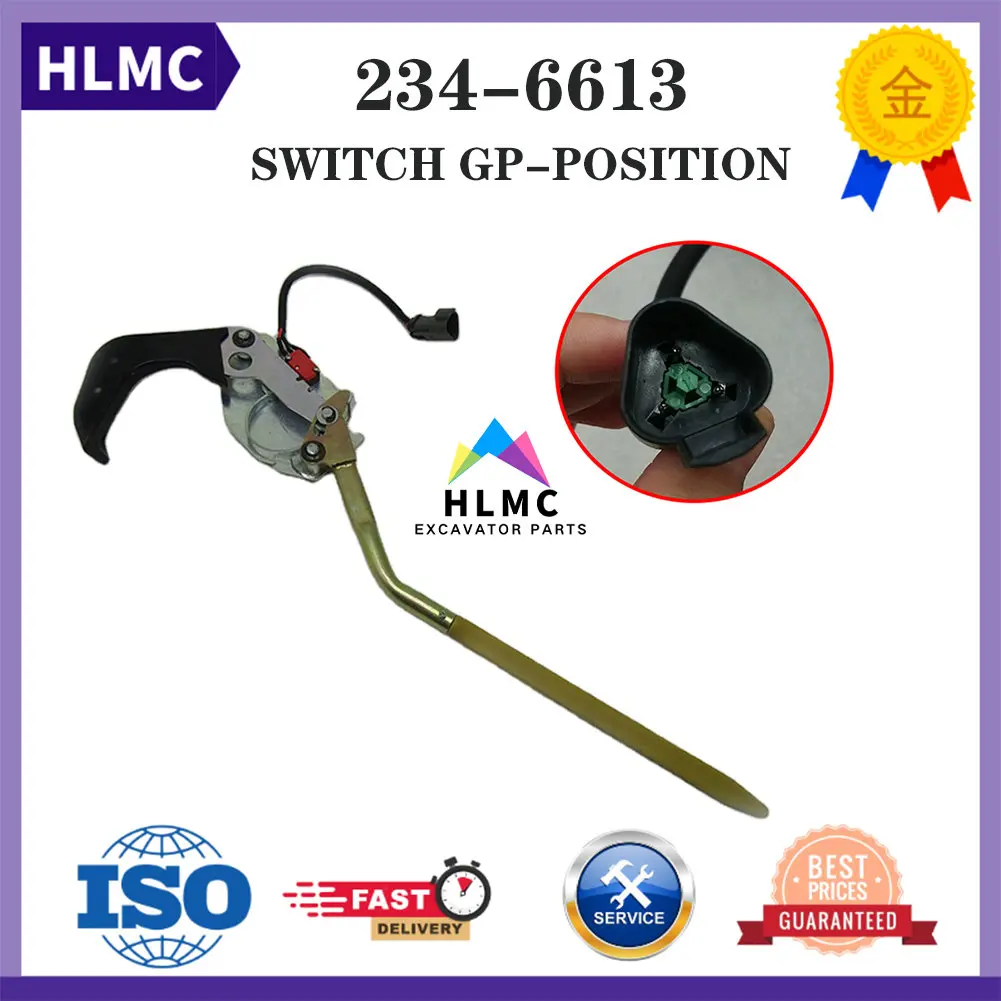 Machinery Parts SWITCH GP-POSITION Hydraulic Safety Lock E320D Pilot Lock 234-6613 2346613 E320D E325D E329D E336D E330D