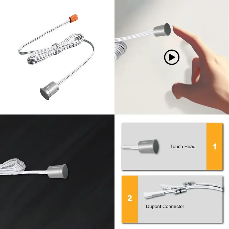 DC 12V 24V Embedded Touch Dimmer Sensor Switch for Emission