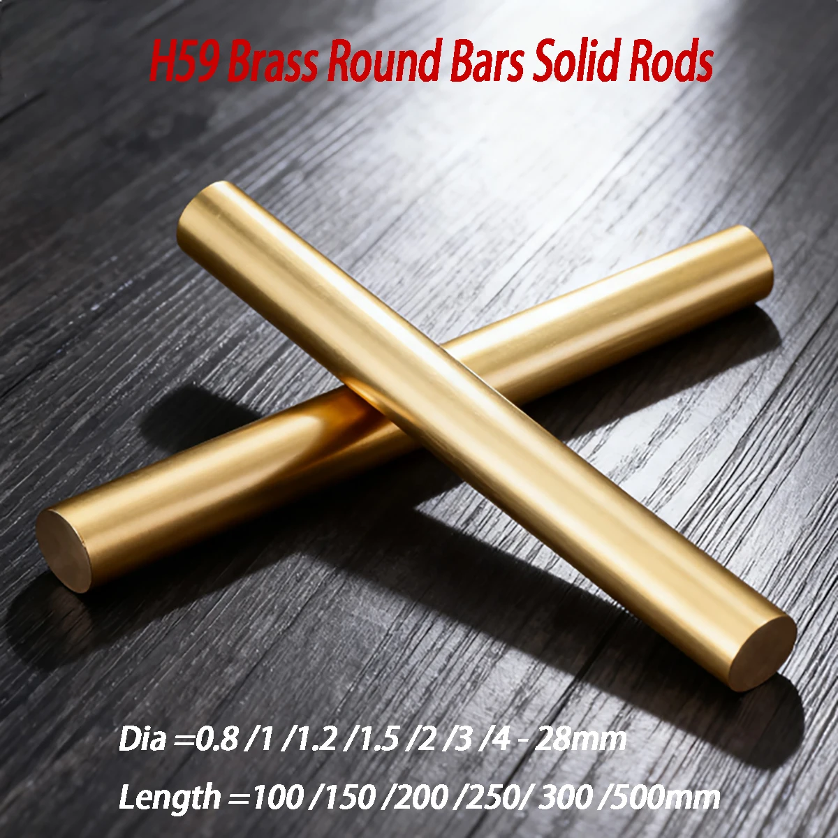 H59 قضبان نحاسية مستديرة قضبان صلبة طول 100 150 200 250 300 500 مللي متر ضياء 0.8 1 1.2 1.5 2 3 4 5 6 8 10 12 14 15 18 20 25 26 28 مللي متر #2