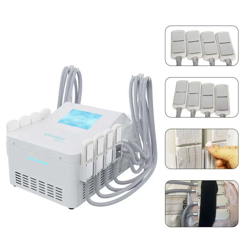 Professional Weight Loss Machine For Remove Fat 8 Cryo Pads Cold EMS Body Sculpting Criolipolisis Equipment