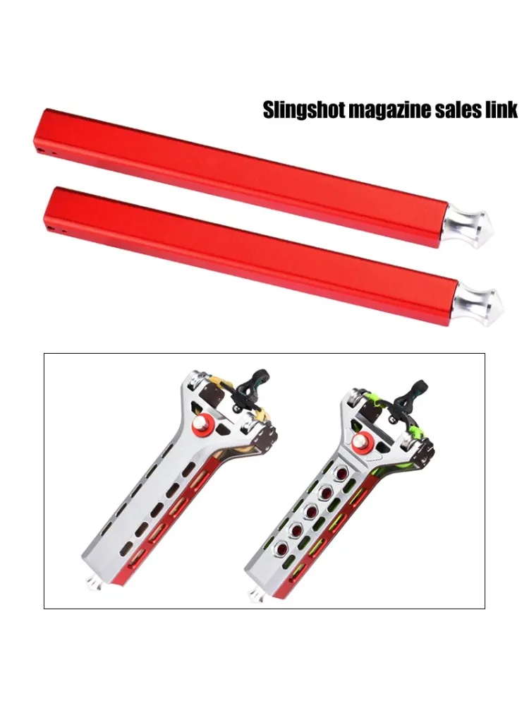 Rapid Fire 5G Slingshot-Magazin, Munitionshalter aus Aluminiumlegierung, selbstauswerfend, kompatibel mit Standard-8-mm-Stahlkugeln.