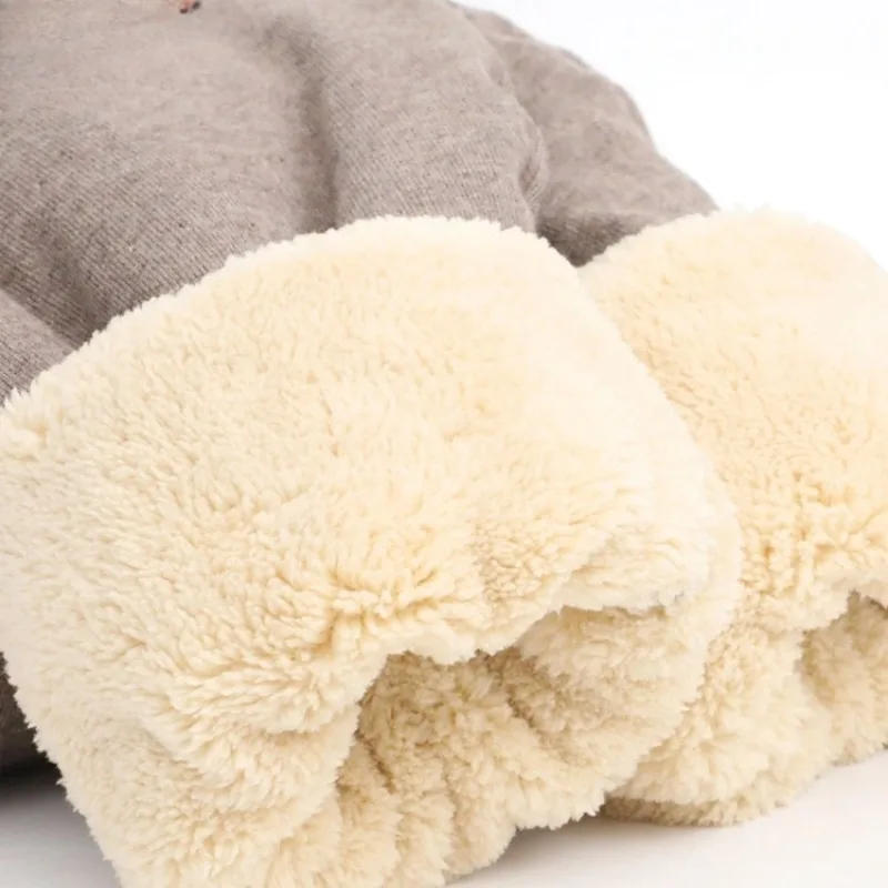 

Winter Faux Lamb Fleece Thermal Pants with Fleece Thickening Faux Wool Pants Men Women Middle-aged Elderly Long Johns The Base