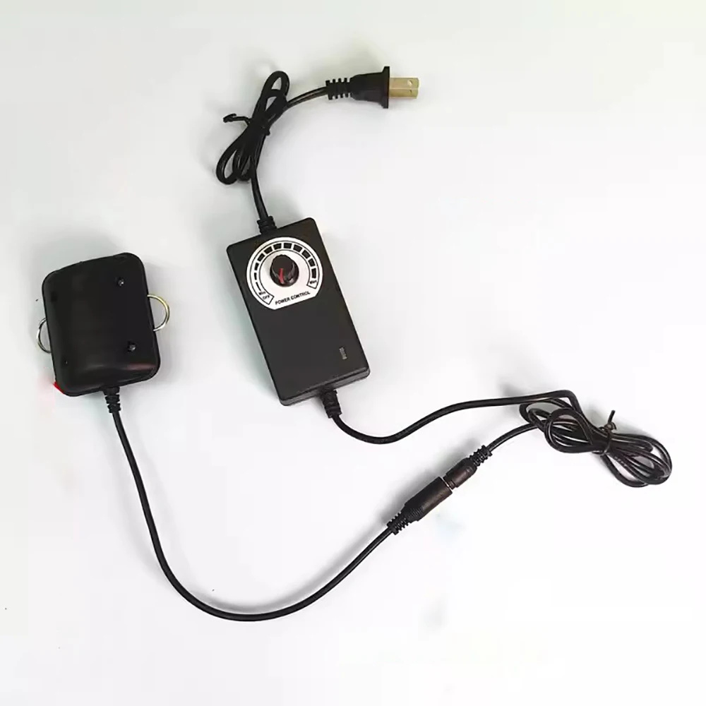 Powerful Vibration Motor Set DIY MINI Electric Adjustable Speed Massage Vibration Motor with Case and Power Adapter