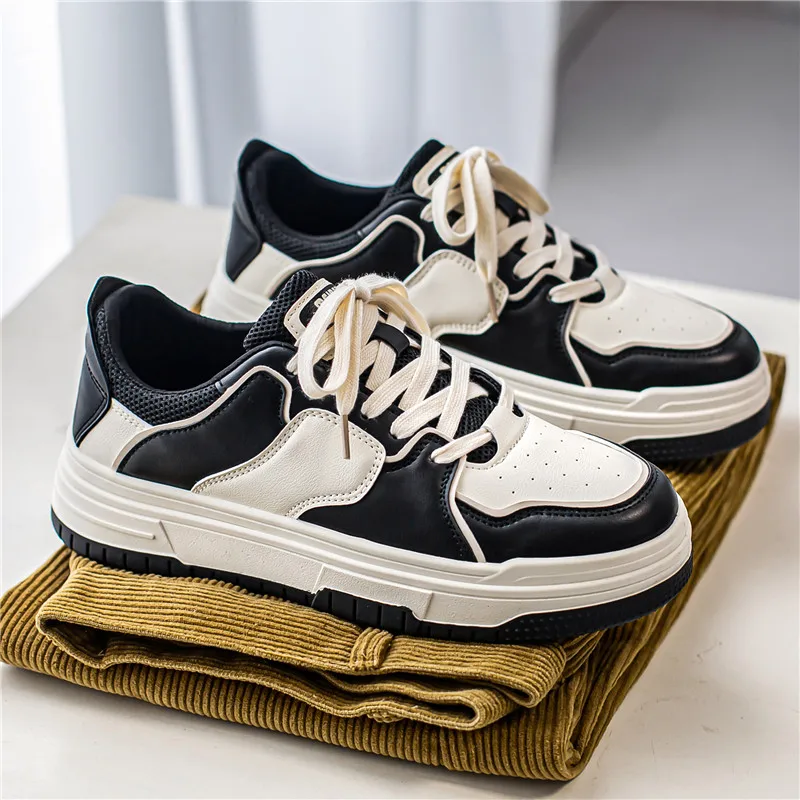 

Новая обувь в уличном стиле 2025 года — острые туфли для скейтбординга, ретро-американские, толстая подошва, повседневные и модные, комфорт для пеших прогулок