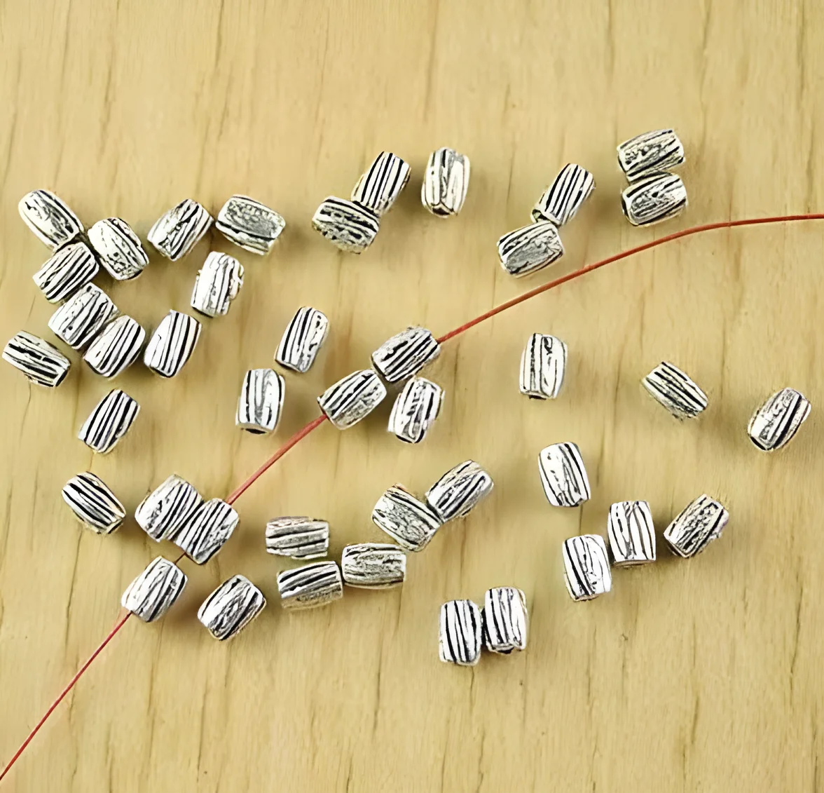 

150pcs 4mm Alloy matel tibetan silver spacer bead HWH2450