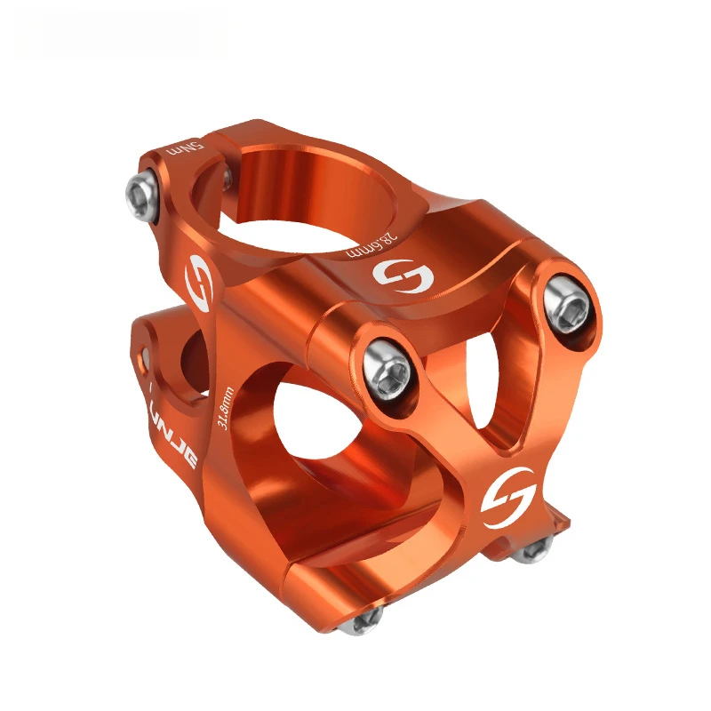 MTB Road Mountain Bike Downhill Stem Aluminum Alloy CNC Hollow Short Stem Tube Ultralight High strength 31.8*35mm Bicycle Parts