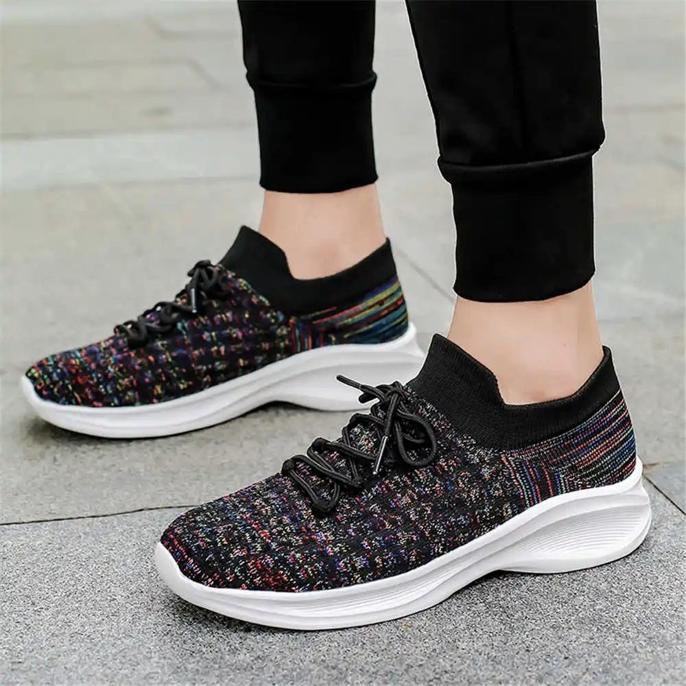 

Without Heels Number 36 Particular Woman Shoes Husband Shoes Hiking Trails Sneakers Sports Foot-wear Chassure Snearkers
