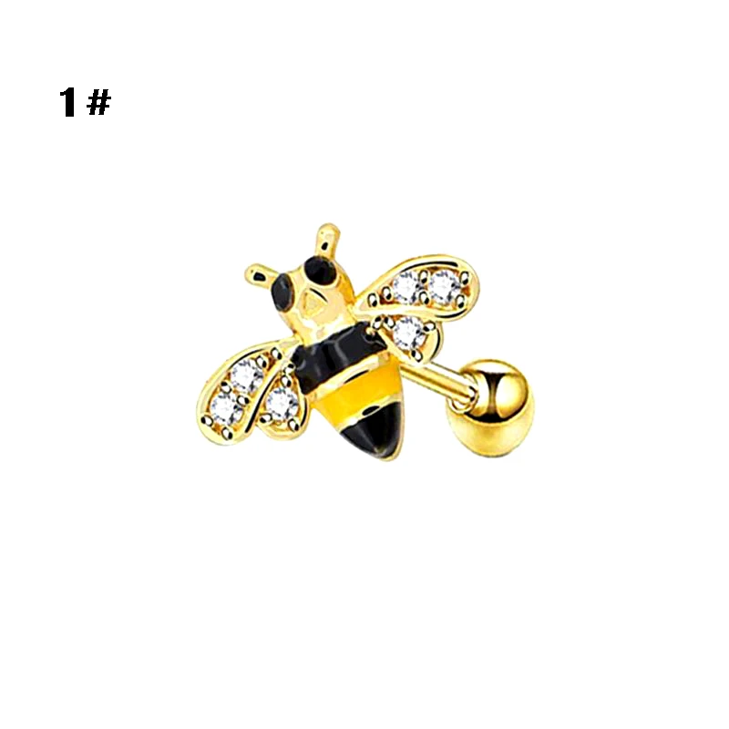 Bee Horseshoe Ring Nose Ring Nose Staple Nose Ring Body Piercing