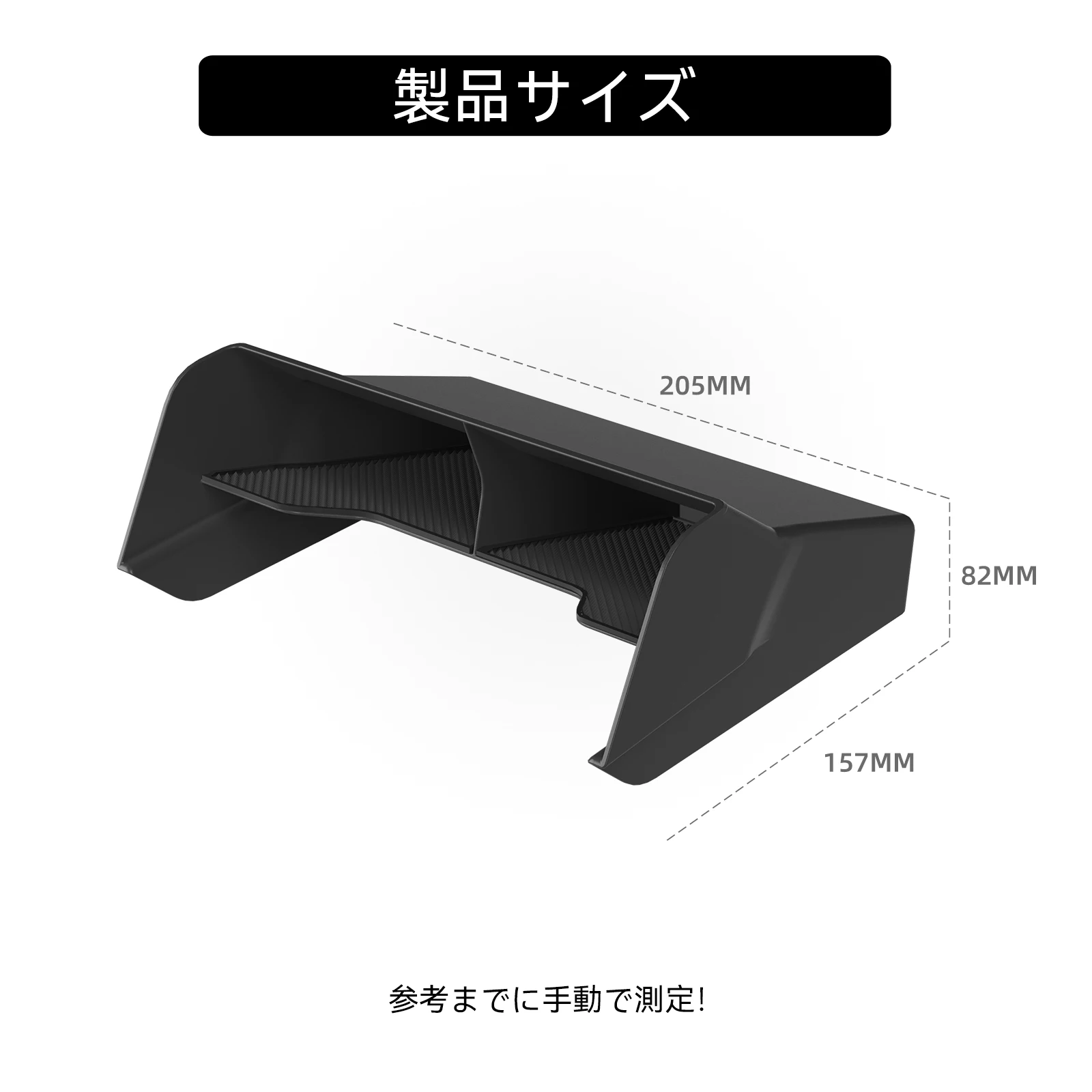 SMABEE for Mitsubishi L200/Triton 2024 2025 Center Console Storage Box Car Tray Organizers Accessories Tidying Black - Image 6