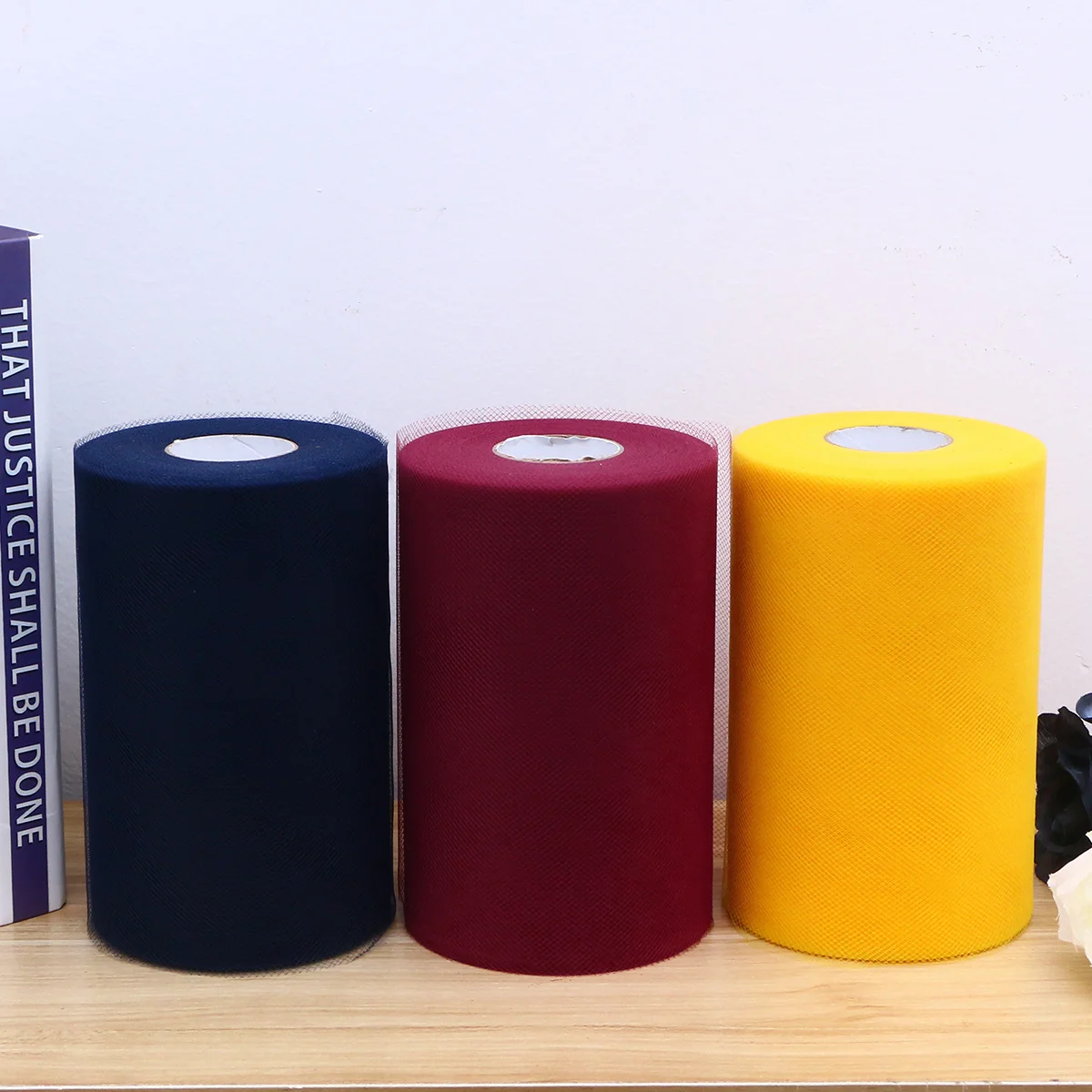 

100 Yards 15Cm Wide American Tulle Fabric Roll Wine Red For Wedding Party Diy Decorations Tulle Rolls Gauze Craft Sewing Yarn