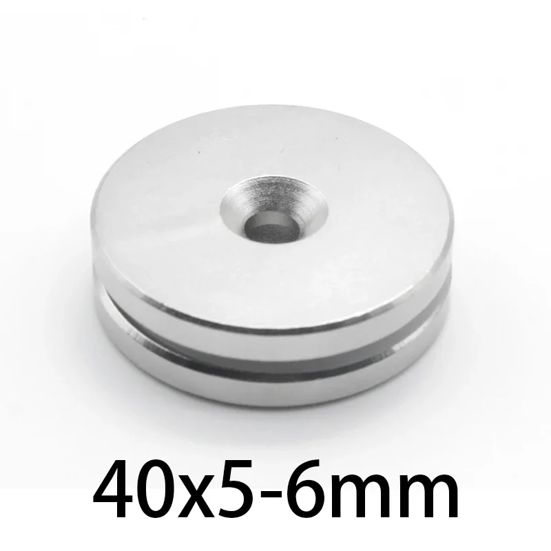 40x5-6mm Powerful Magnets Strong Disc Magnets For Fridge, DIY, Building, Scientific, Craft, Education,40x5-6 40*5-6