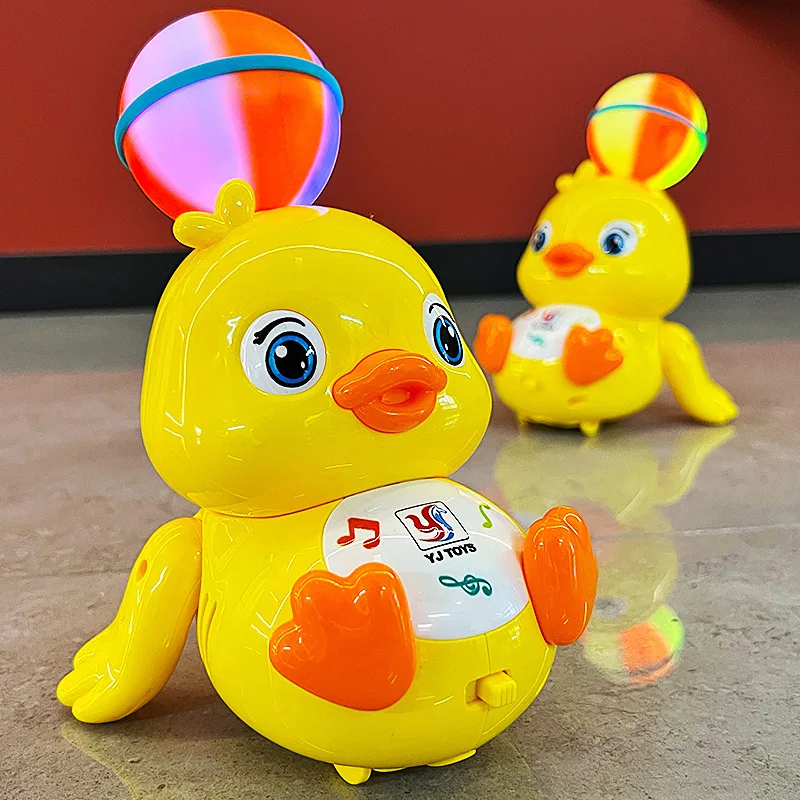 

Electric Light Music Ball Duck Fidget Toy - Toddler Toys for Boys Girls, Christmas Birthday Gifts for Kids, Halloween Toy
