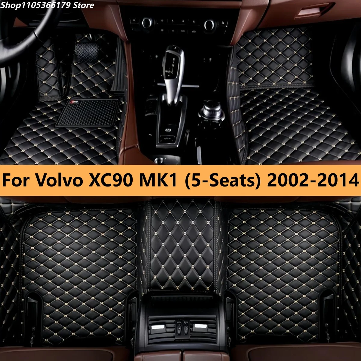 

5 Seats Auto Floor Mats Fit For Volvo XC90 MK1 2002 2003 2004 2005 2006 2007 2008 2009 2010 2011 2012 2013 2014 Auto Carpet Pads