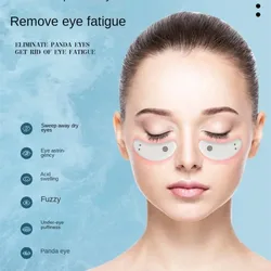 EMS Eye Massager Relief Eye Facial Relaxation Tool Electric Red Light Eye Heating Pad Black Eye Bag Removal Anti-Wrinkle