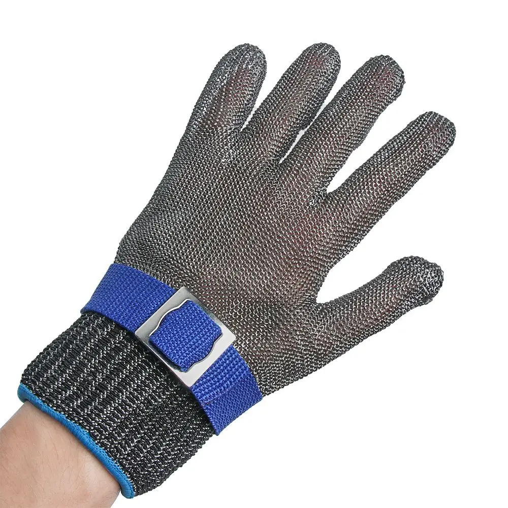 Mesh Butcher Mittens Hand Protection Work Stab Resistant Glove Safety Cut Proof Protection Gloves Stainless Steel Metal