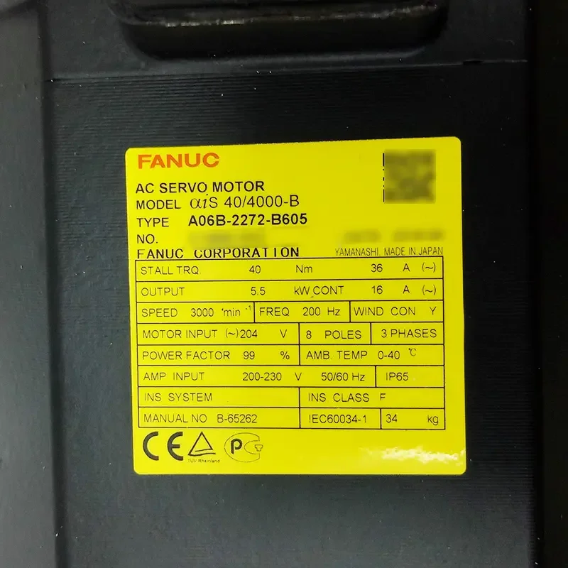 CNC Fanuc Servo Drive Automation Control A06B-0272-B605#S000 Brand New