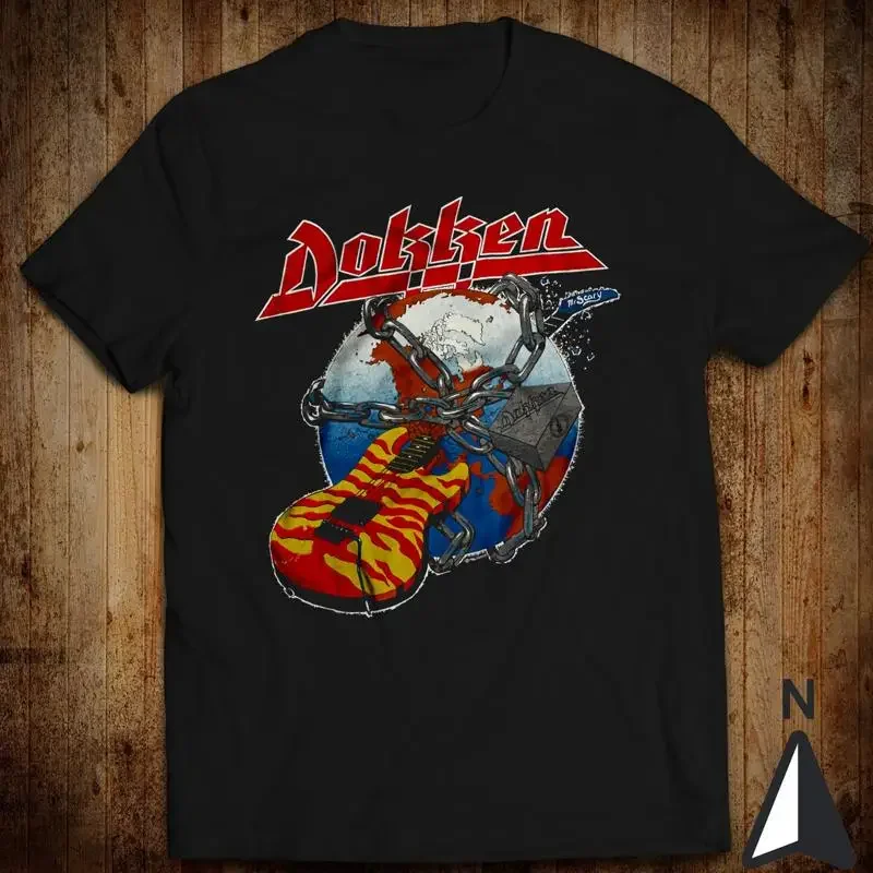 Camiseta clásica inspirada en Dokken Band Don George Lynch Glam Metal