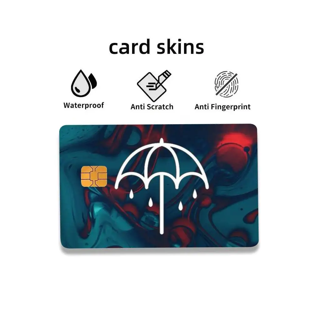 BMTH B-Bring Me the H-Horizon HD Waterproof Card Skins Protective Stickers for Credit Bank Game