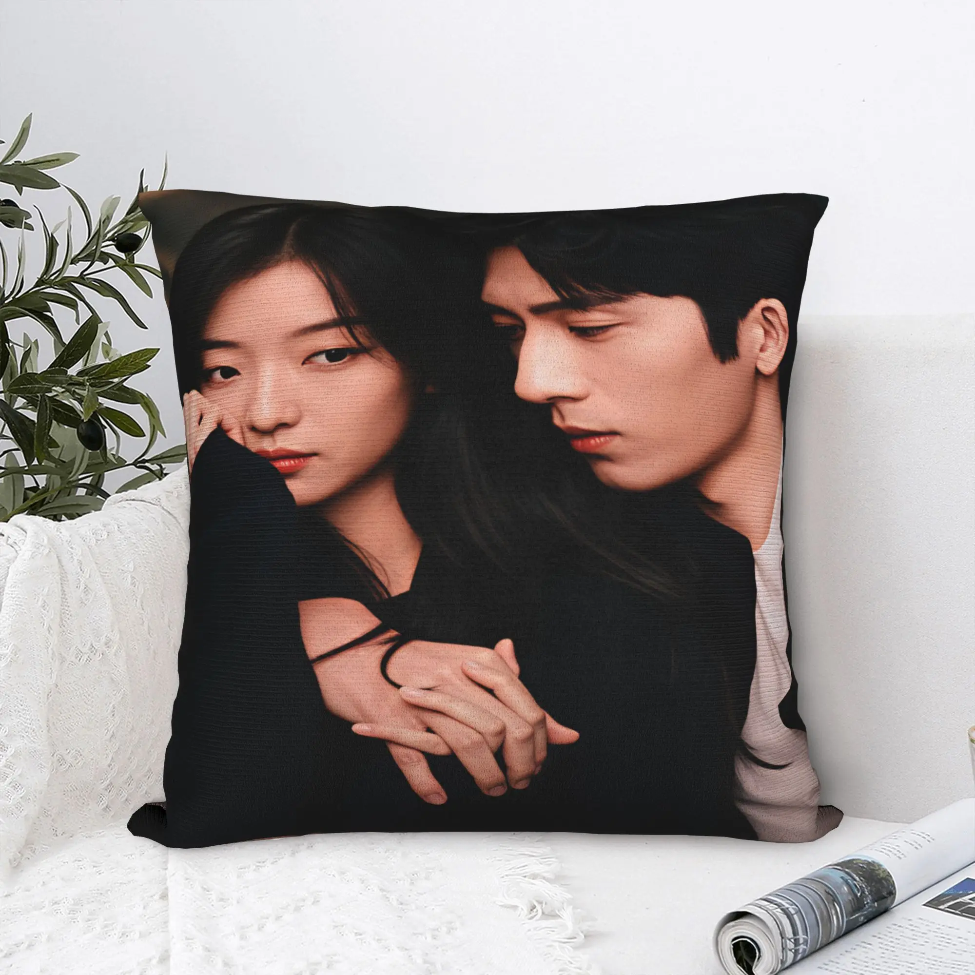 Pillow Case The Early Spring Soft C Drama Pillow Cover For Sofa Bedroom Home Decor Fashion Pillowcases
