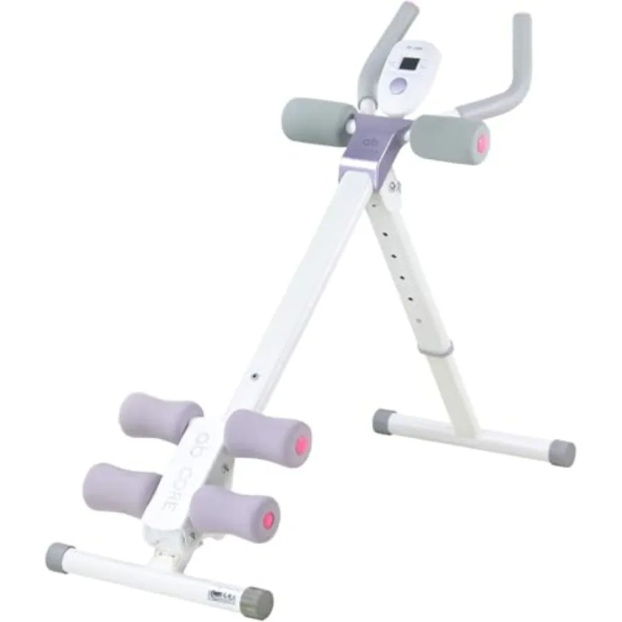 

Height Adjustable Ab Trainer Abdominal Whole Body Workout Machine Waist Cruncher Core Toner Leg Thighs Buttocks Shaper with LCD