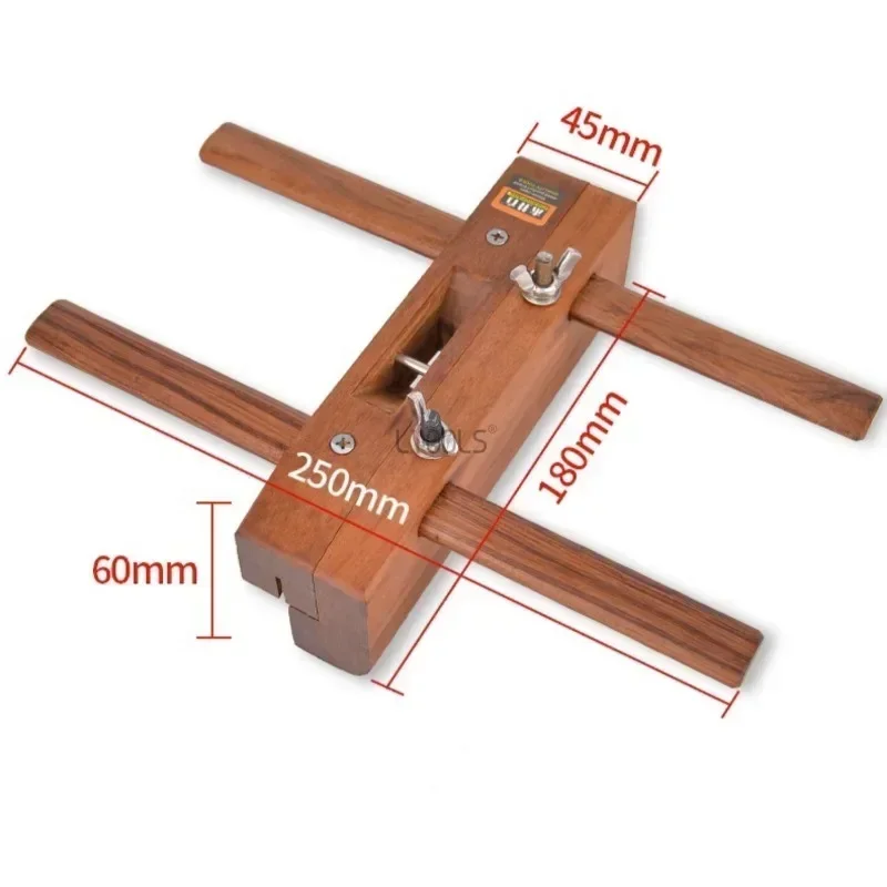 Carpenter Slotting Hand Planer Adjustable Wooden Grooving Planer Tool Carpentry Polished Trimming Plane DIY Model Making Planer