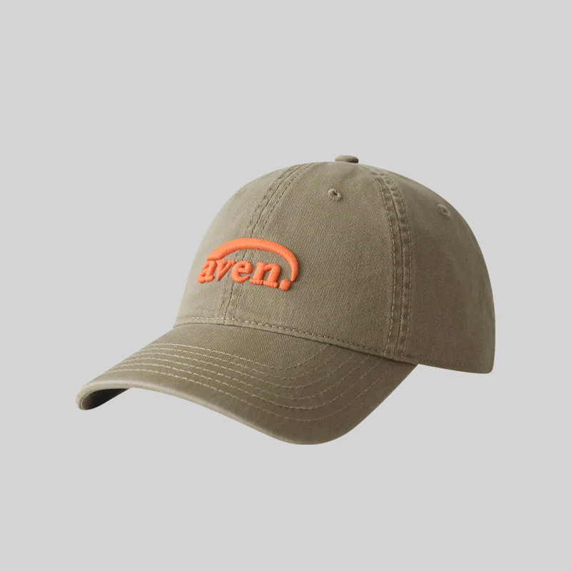 Gorra de béisbol versión coreana para mujer, gorro de algodón puro con bordado de letras, versátil, suave, informal, para exteriores, Primavera, 2024