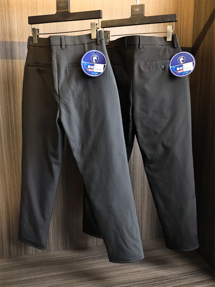 

High-End Goose down Pants Men's Outdoor Breathable Waterproof Warm Straight Leg Long Trousers Faionable Urban Sle Youth C...