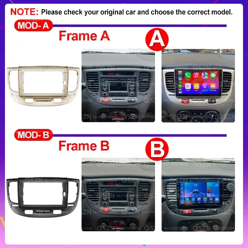 Android 13 Car Radio Multimedia Player for KIA RIO 2 RIO2 2005 - 2011 Navigation GPS 4G Stereo Wireless Carplay Auto Head Unit