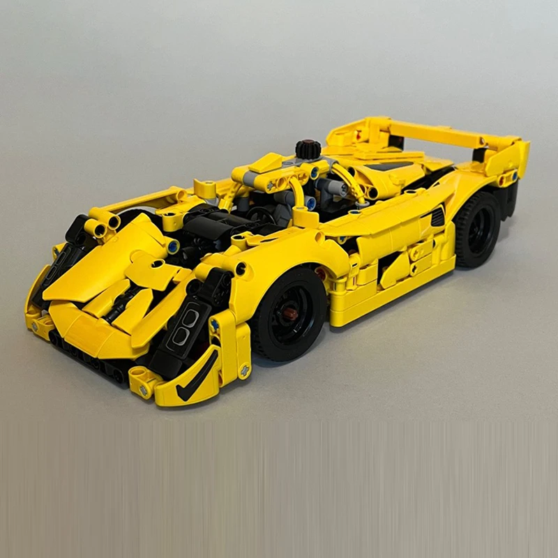 City Car Model MOC Building Bricks High-Performance Racing Car Modular Technology Children Holiday Gifts Assemble Toys Suit