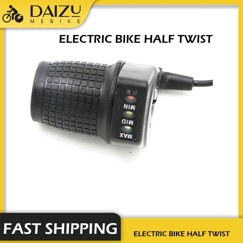 

Indicator 3 level Electricity Display Electric Bike Throttle Gas Accelerator Ebike Accessories Acceleration for E Scooter