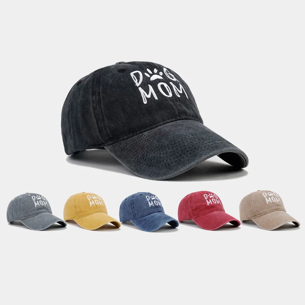 Vintage Männer Frauen ausgefranst alte Baseball mütze gewaschen Baumwolle Frühling Sommer Schirmmützen Mama Papa Brief Stickerei Snapback Sonnenhut