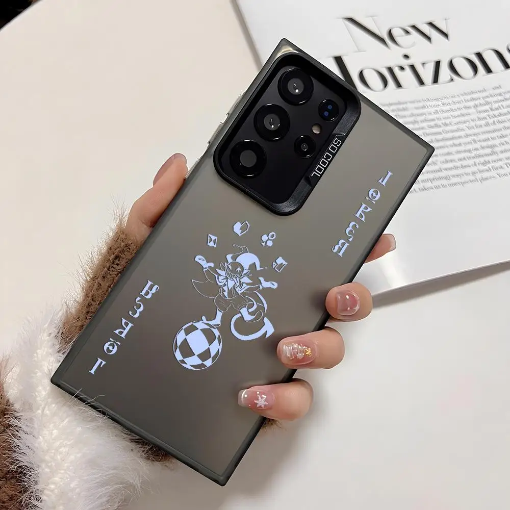 حافظة لهاتف سامسونج جالاكسي S25 Edge S24 S23 S22 S21 S20 Ultra Funda غطاء فضي من السيليكون