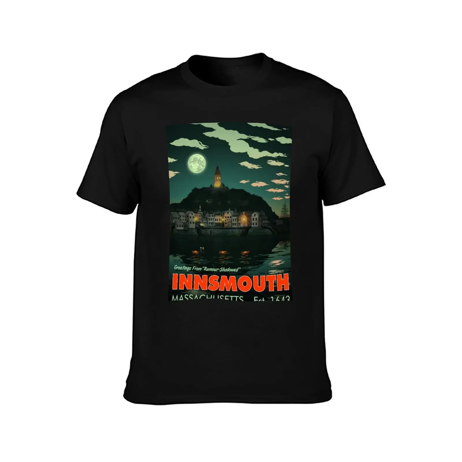 Greetings from Innsmouth, Mass T-Shirt Casual Street Style Short Sleeve Tee T-Shirt