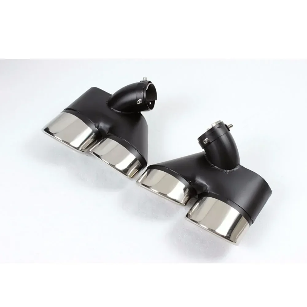 L + R quadruple dual exhaust stainless steel exhaust muffler for Mercedes W211 E240 E280 E260 exhaust pipe head replacement