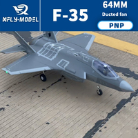 XFly 64mm F35 Lightning Jet Fighter Assembled Fixed Wing Model RC Plane Remote Controlled Electric Channel New Aircraft