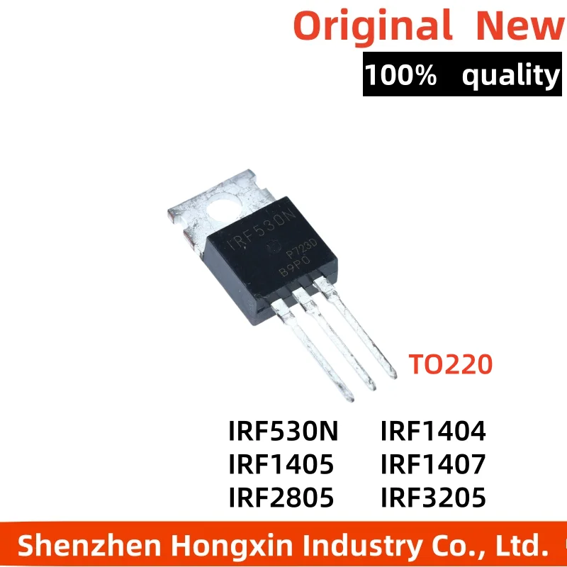 

10 pieces RF530 1404 1405 1407 2805 3205 3207 PBF N direct insertion TO220 MOSFET field-effect transistor