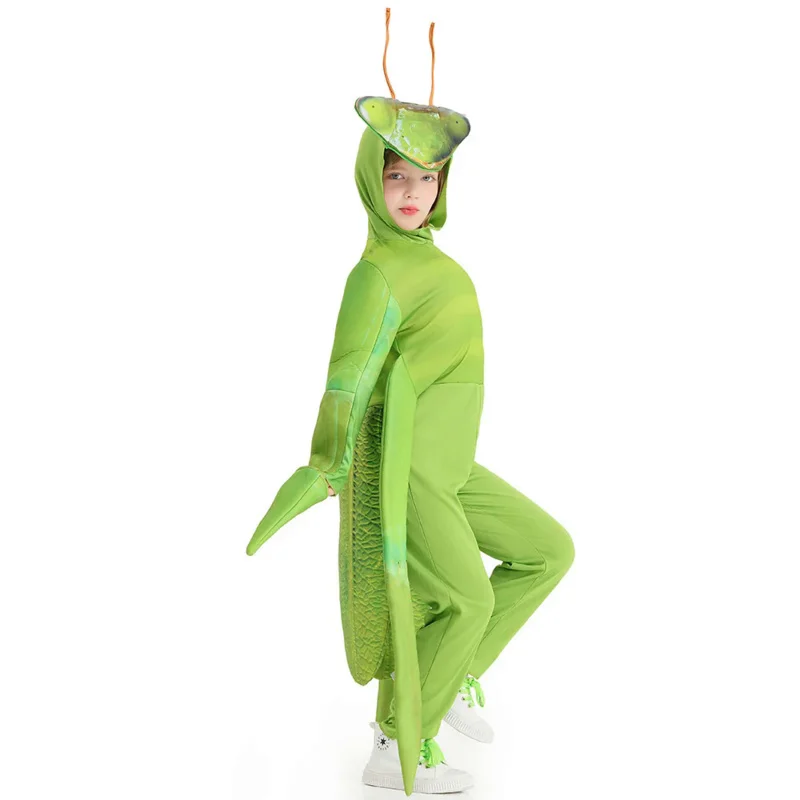 Unisex Boys Girls Insect Halloween Costume Praying Mantis Costume for Kid