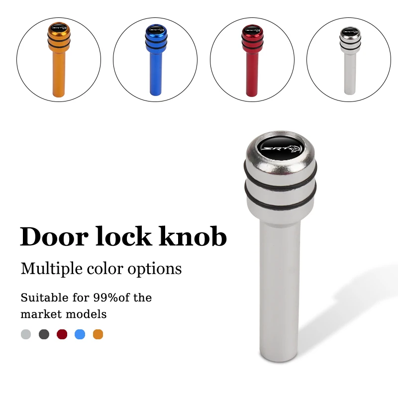 Car Interior Auto Lock Door Lift Alloy Safety Pin For Dodge SRT Ram Journey Charger Challenger Caliber Nitro Durango Avenger