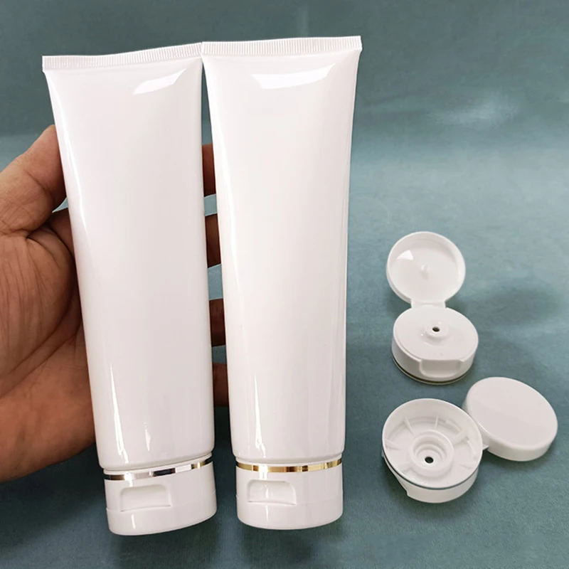 

20 шт., 150 мл, мягкая трубка, пустые косметические многоразовые контейнеры, крем-лосьон, маска для волос, кондиционер, упаковочные бутылки