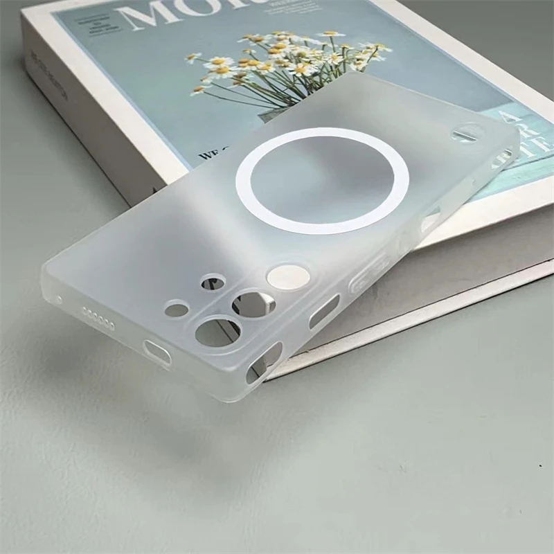 حافظة مغناطيسية لهاتف Redmagic 10 Pro Plus غطاء سيليكون ناعم غير لامع لهاتف Nubia Red Magic 10S Pro + 5G غطاء حماية