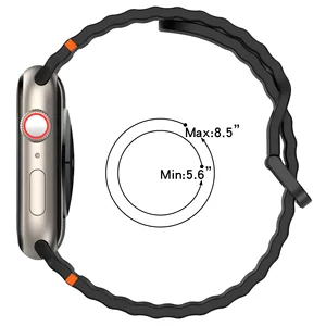 Apple Watch Ultra Band 49mm 46mm 45mm 42mm 44mm 40mm 41mm Correa Bracelet Belt IWATCHシリーズ10 9 8 6 7 5 SE SE 10ベストセールスGOPRO8 -3