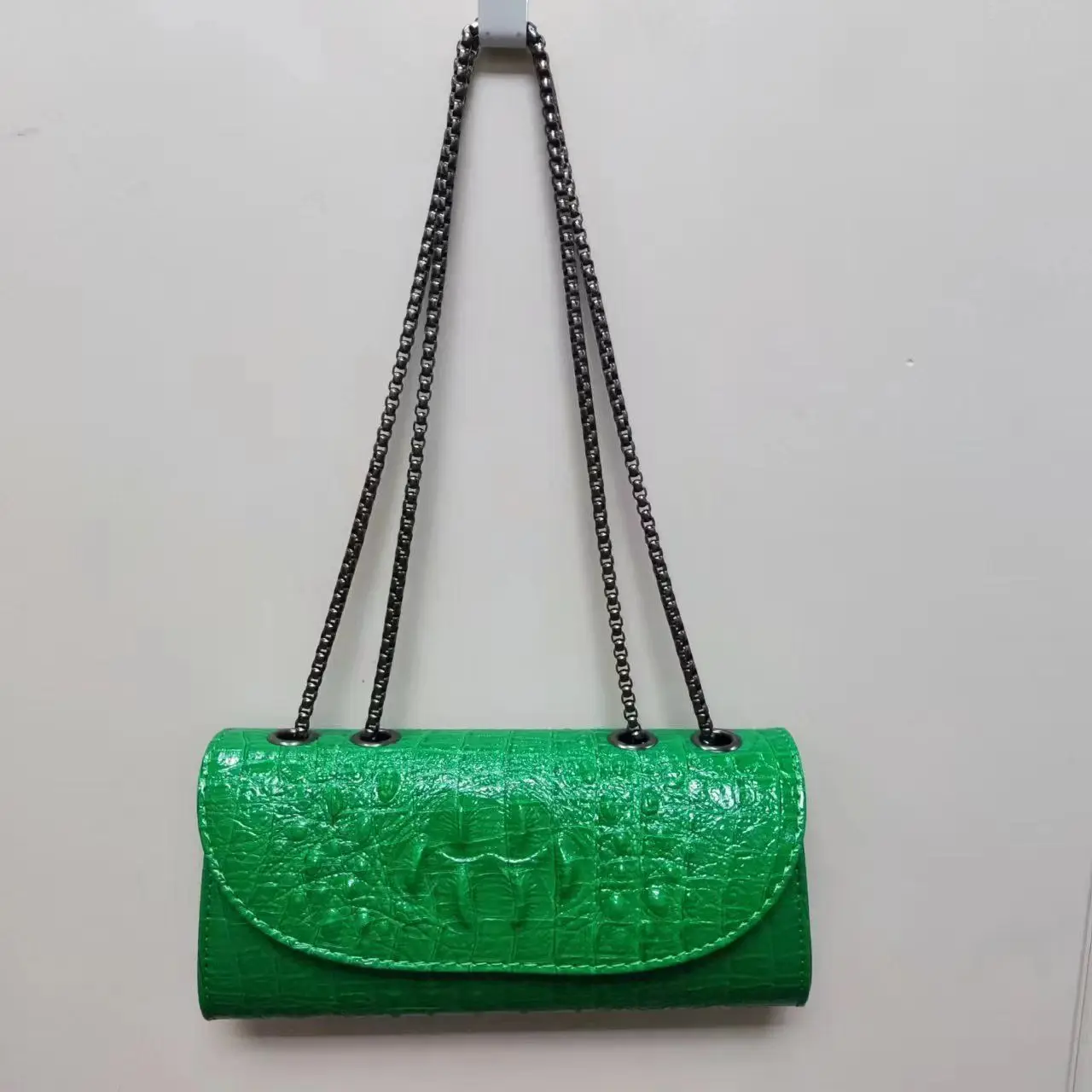 Fashion Green Handbags Small Crossbody Bags For Women New 2024 European Luxury Brand Women\'s Bag Hobos Chain Shoulder Handbags