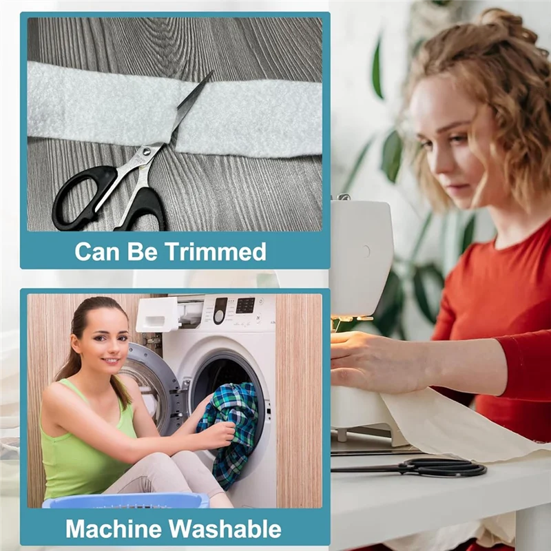 Desired-3 Roll Jelly Roll Batting Strip Needle Punched Cotton Roll For Jelly Roll Rugs,Throw Rugs,Braided Rug