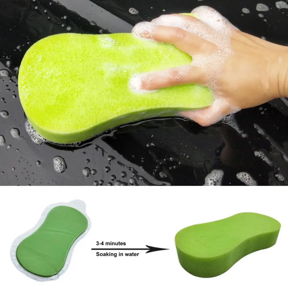 Car Wash Sponge Block Car Motorcycle Cleaning Supplies Large Size Sponge Brush Dusting Large Jumbo Sponge Car Cleaning Tool