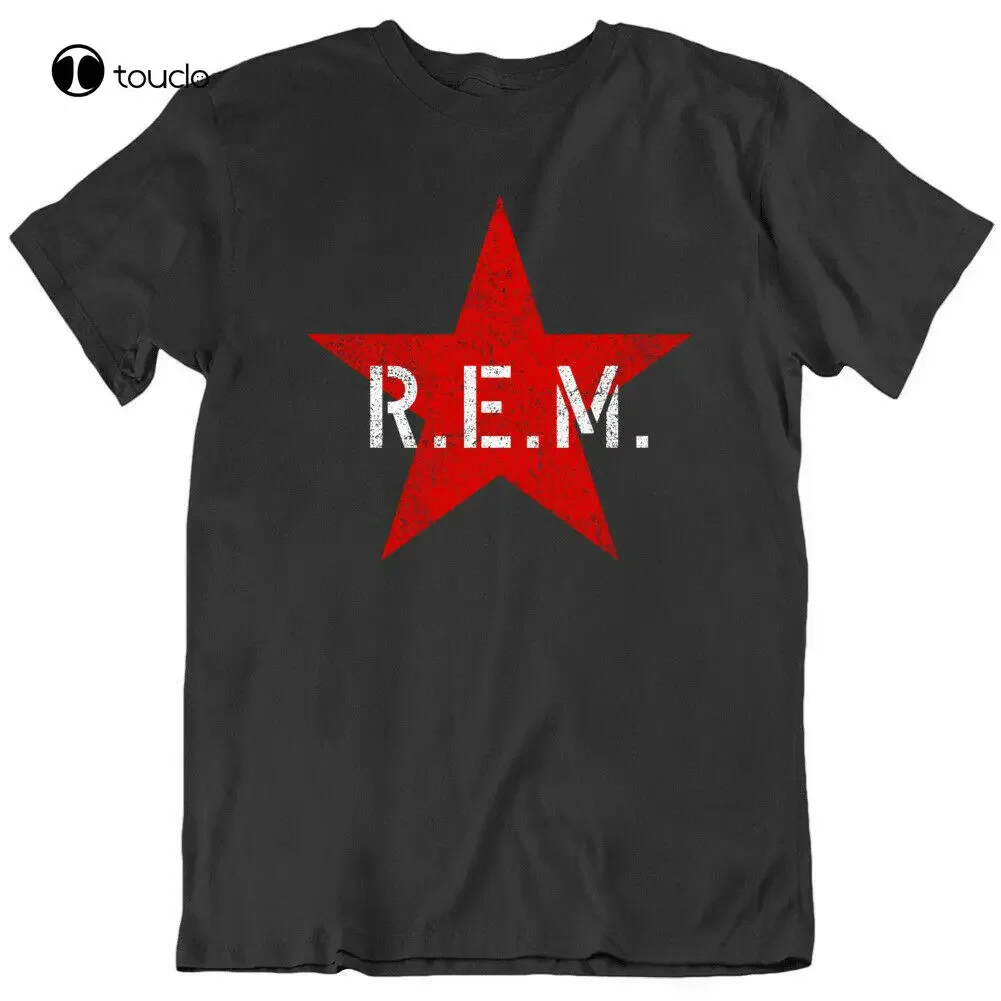 

New Rem Rem Red Star Army Men'S Black T Shirt S-5XL men's t-shirts