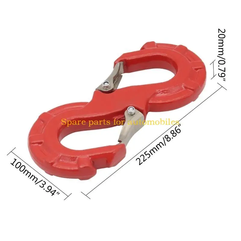 H58F S-förmiger Windenhaken, Universal-Windenanhänger, Stahl-Rutschhaken, Stahl-Windenhaken