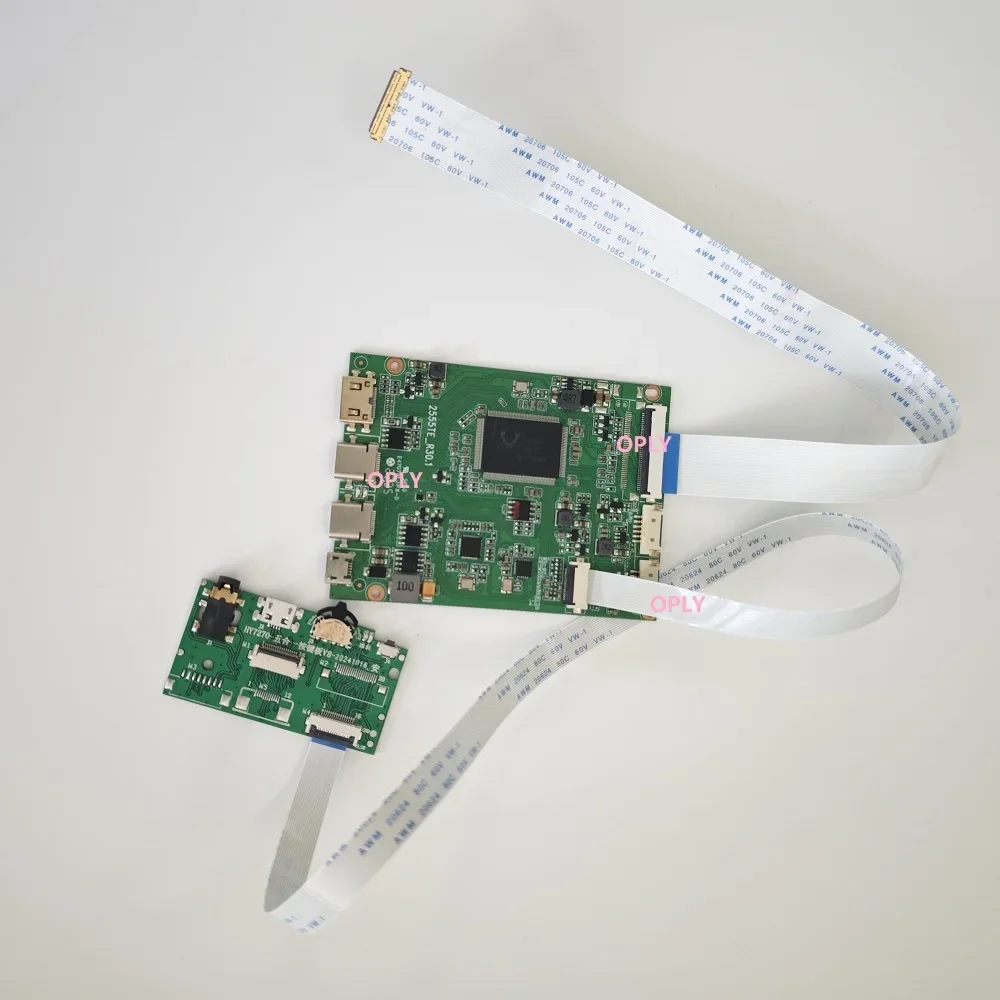 Controller Board EDP Kit Mini-HDMI  For B133HTN01.2 B133HTN01.4 B133HTN01 1920x1080 Laptop Screen Micro USB TYPE-C 30 Pin DIY