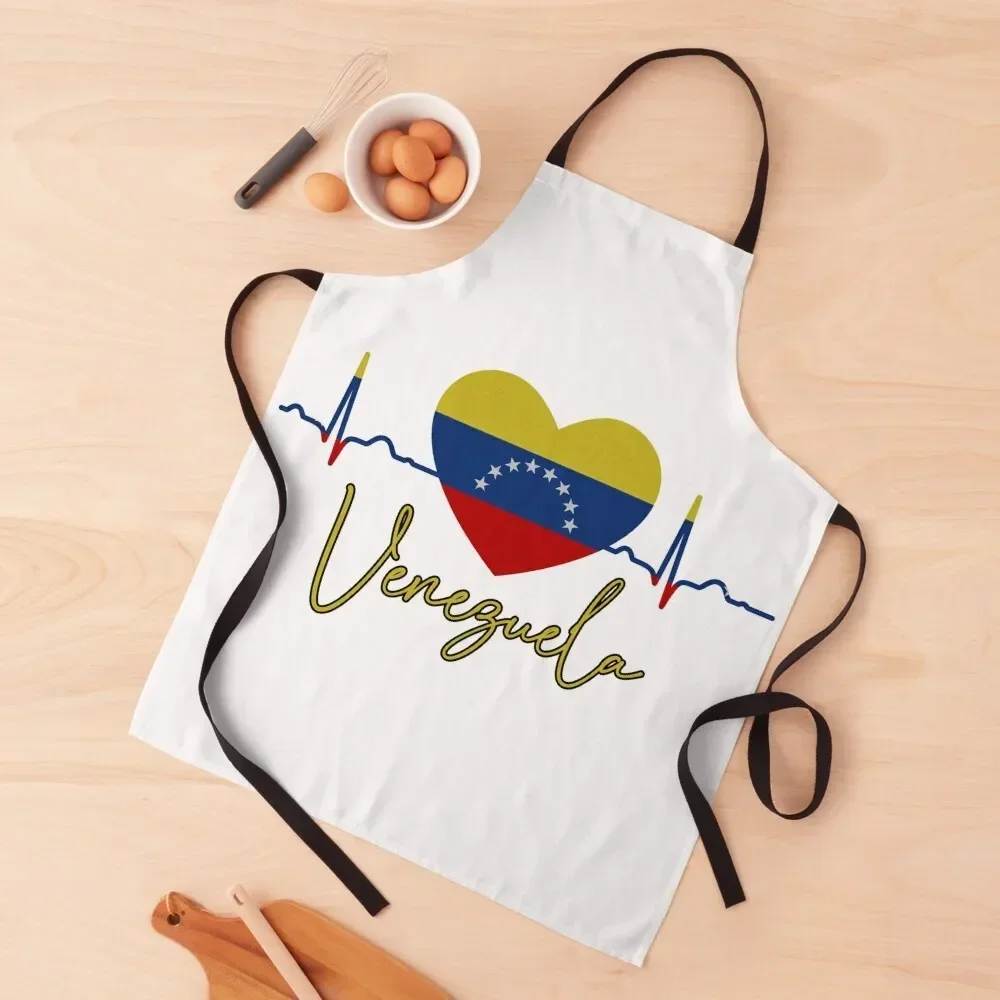 

heart Flag Of Venezuela , venezuela heartbeat , venezuela gift, womens, mens, funny gifts, roots, flag, proud, pride Apron